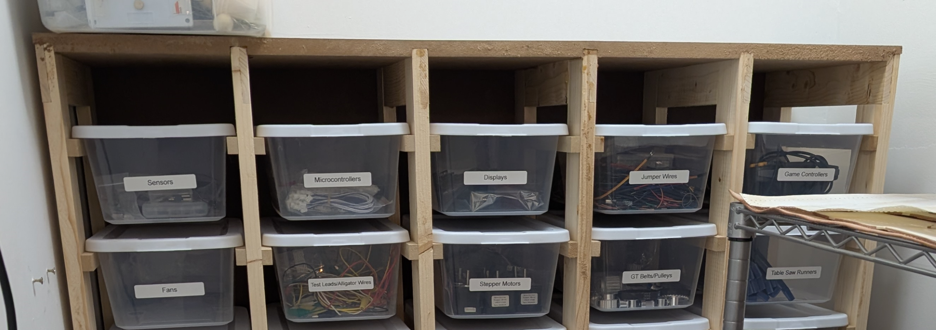 Workshop Storage Tote Organizer